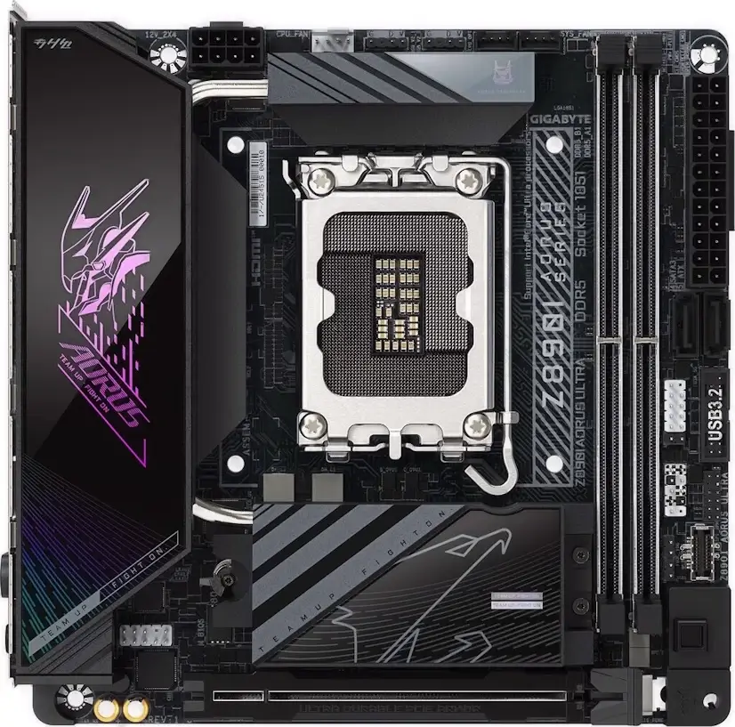 Montaje Placa Base Gigabyte Z890I AORUS ULTRA Gaming PC Alcalá de Henares